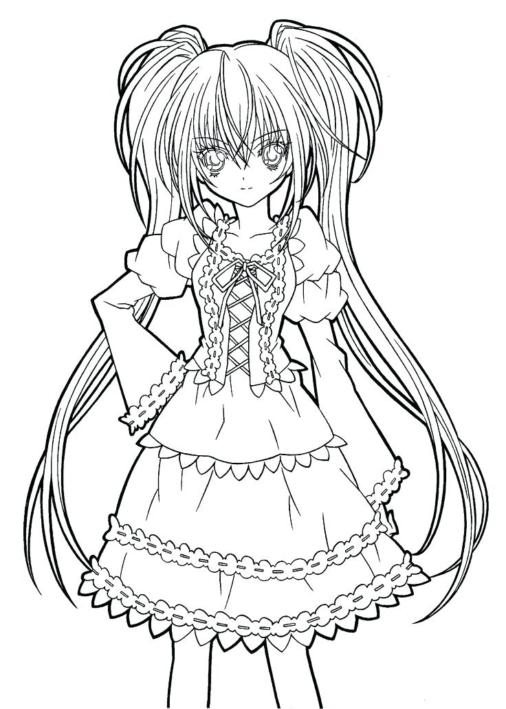 736x1031 Bubble Princess Coloring Page Free Printable Coloring Pages Shugo