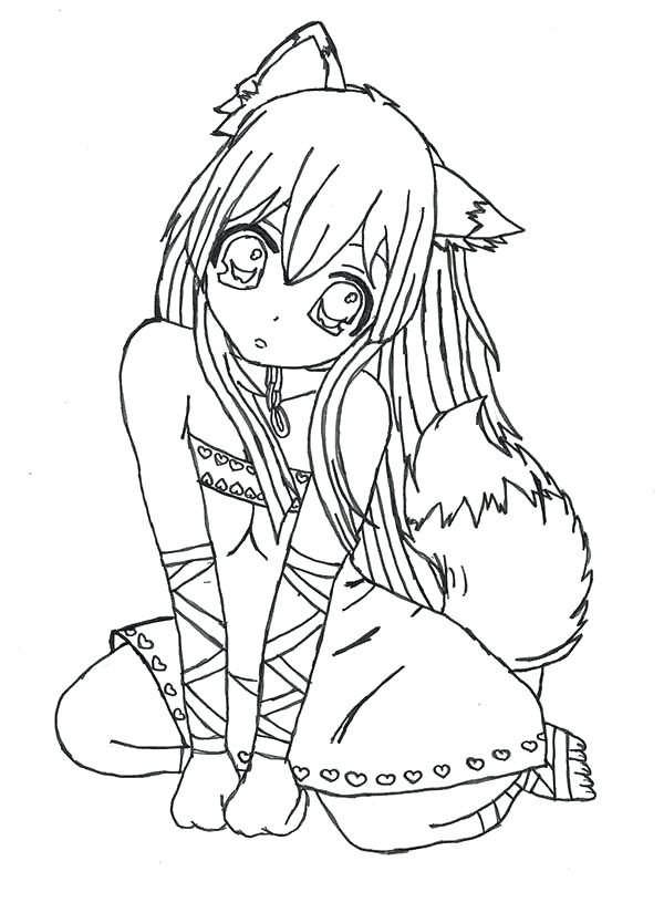600x825 Manga Girl Coloring Pages Ing Pge Manga Girl Coloring Sheets