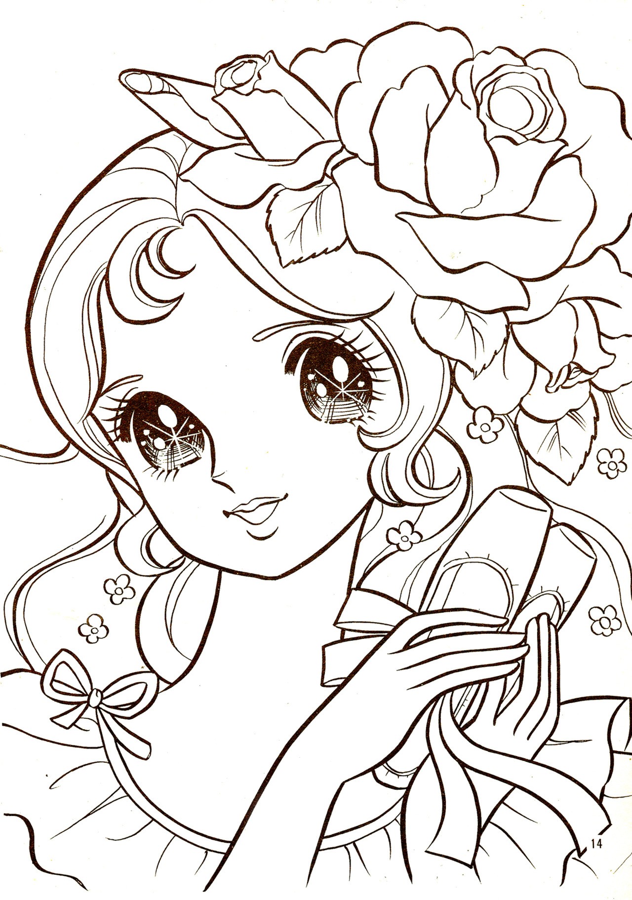 1280x1823 Manga Naruto Coloring Pages For Kids New Cute Manga Girl Coloring