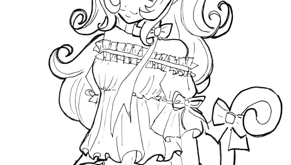 960x544 Manga Girl Coloring Pages