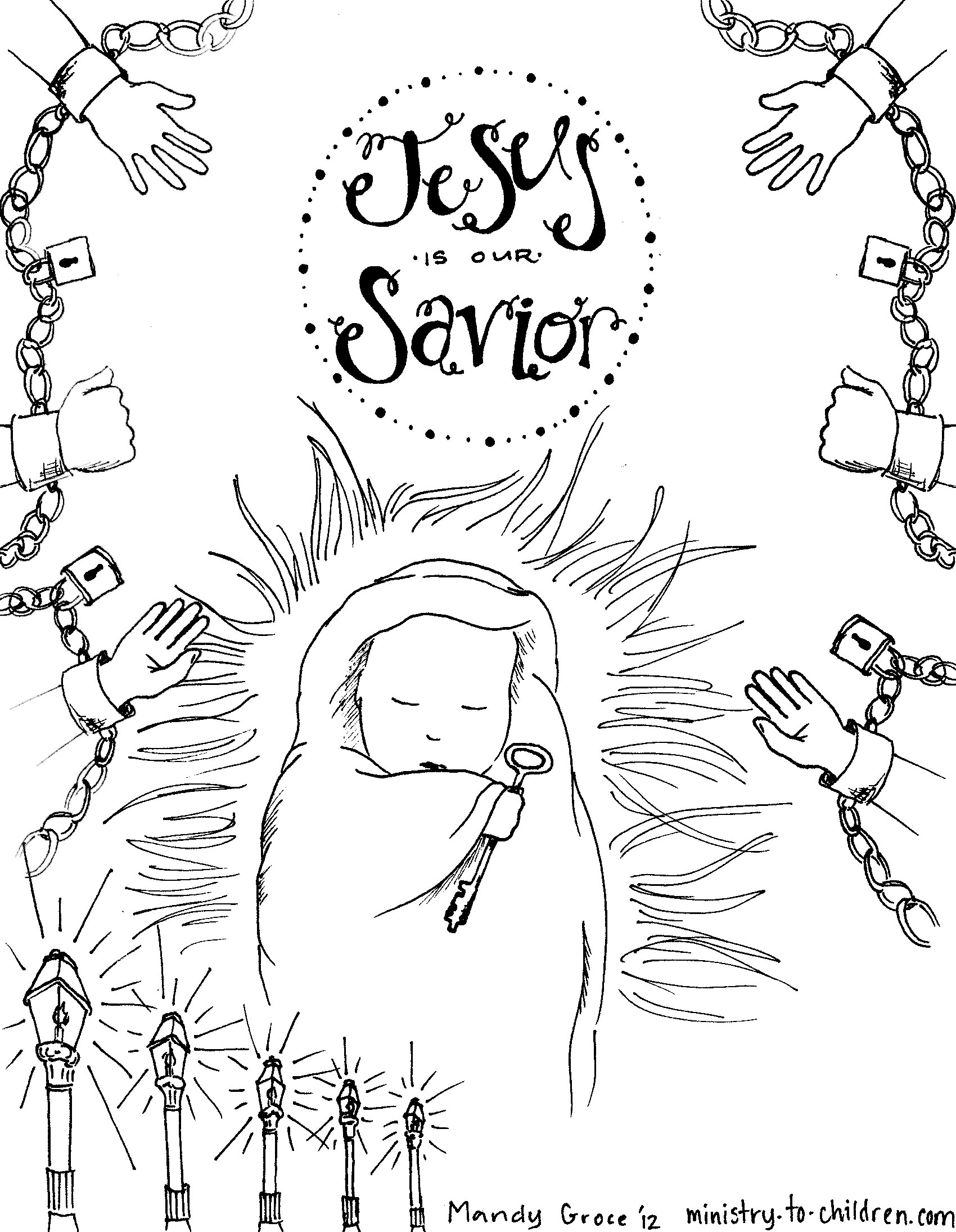 1700x2189 Baby Jesus In A Manger Coloring Page