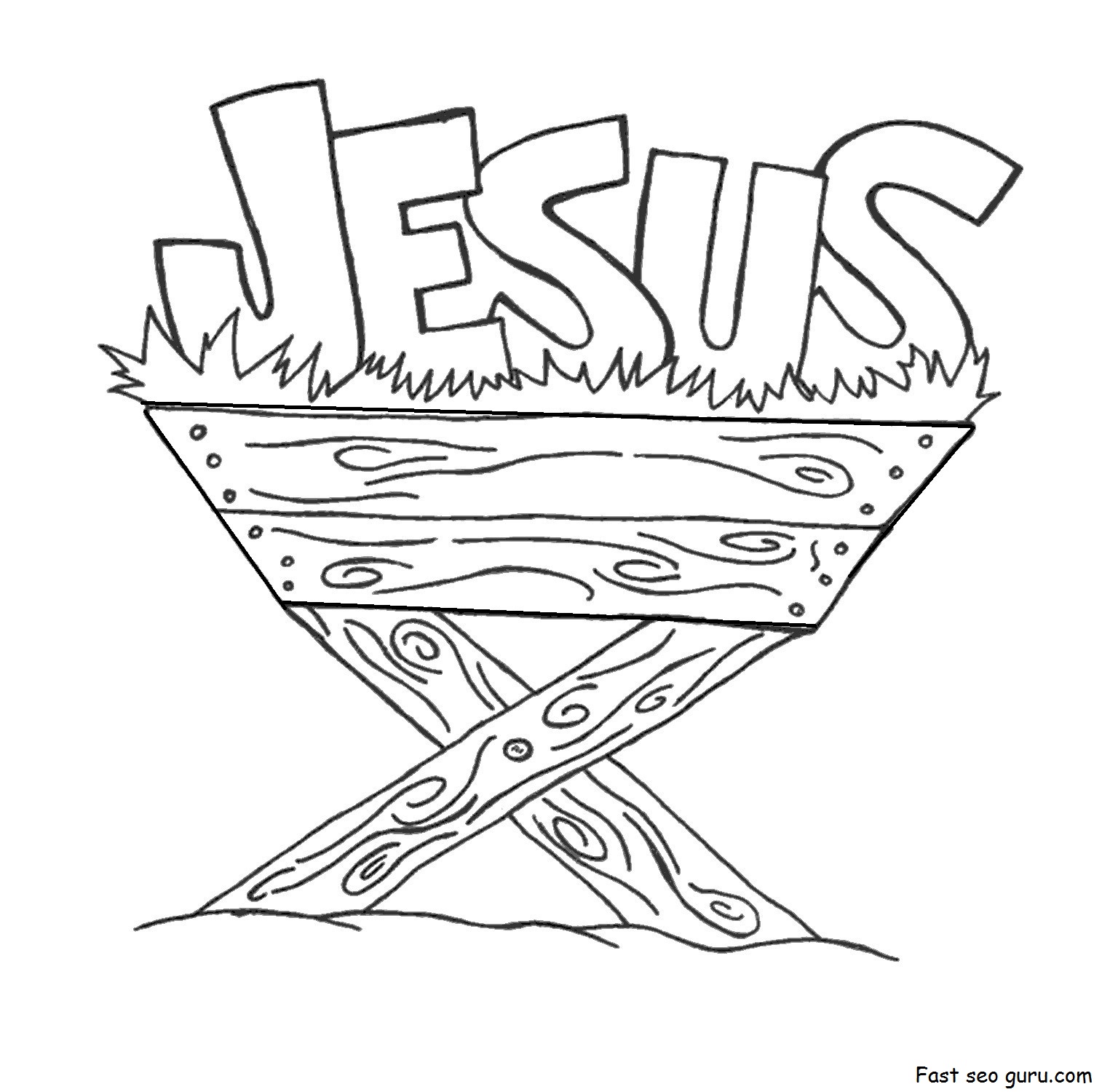 1536x1500 Jesus' Manger For Children Jesus In The Manger Coloring