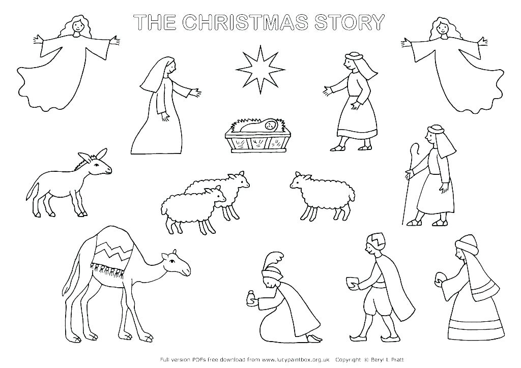 1024x724 Free Printable Nativity Scene Coloring Pages Free Printable