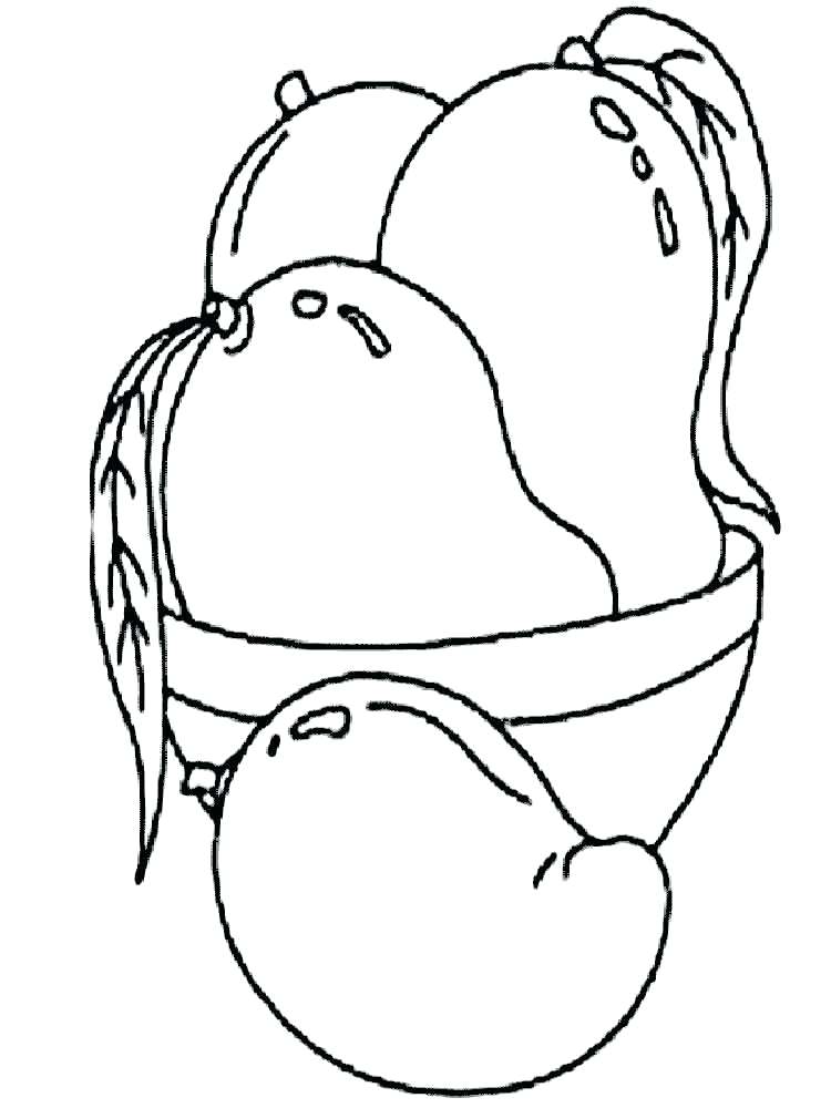 750x1000 Mango Coloring Pages Mango Coloring Pages 8 Big Mango Coloring