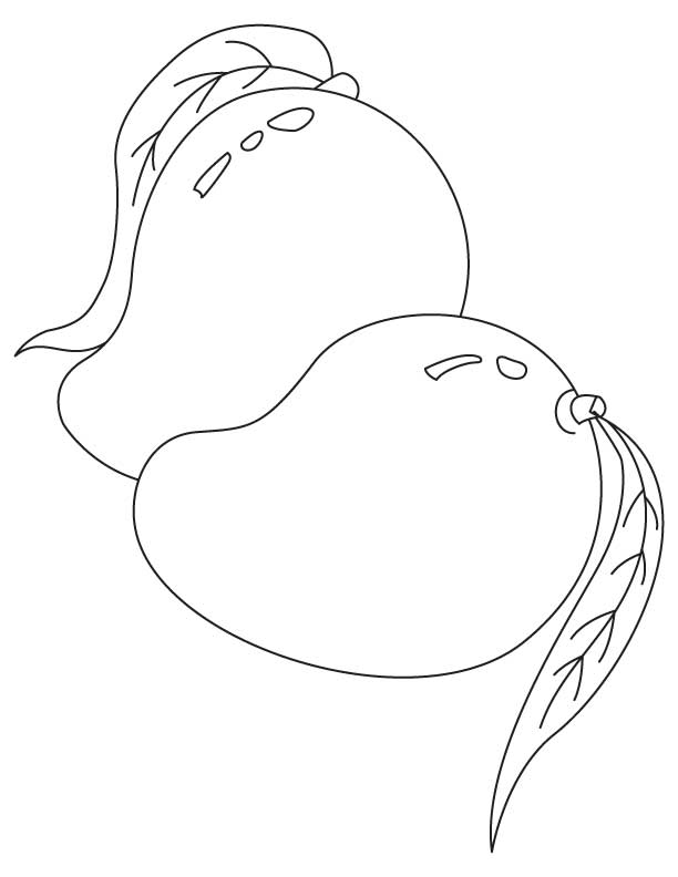 612x792 Mango Coloring Pages 5 Coloringpagehub