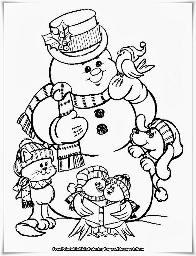 819x1069 Printable Free Printables Christmas Coloring Pages Printable