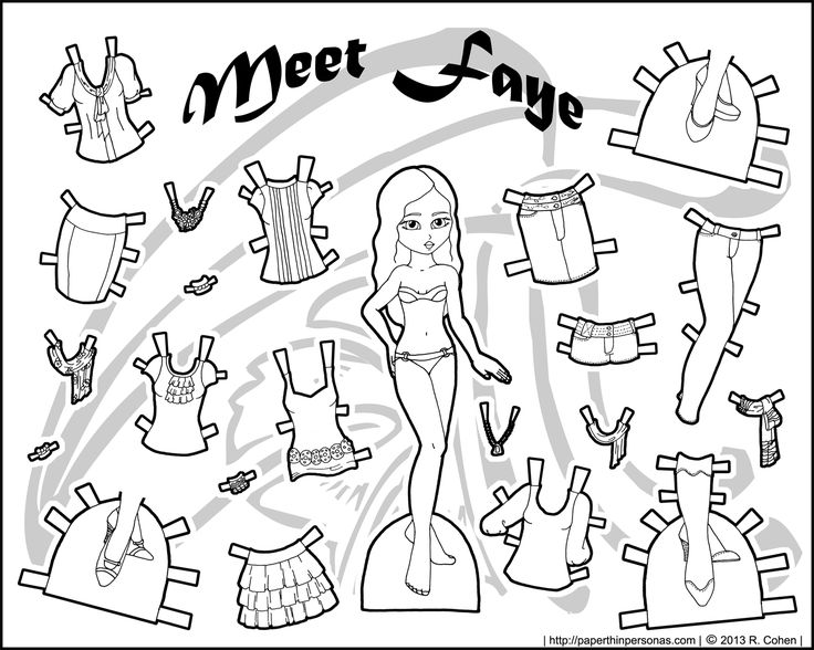 736x588 Dress Up Coloring Pages To Print 52 Best Mini Maidens Paper Dolls