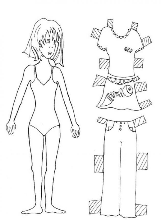 656x900 Mannequin Coloring Page B W Paperdols A Women
