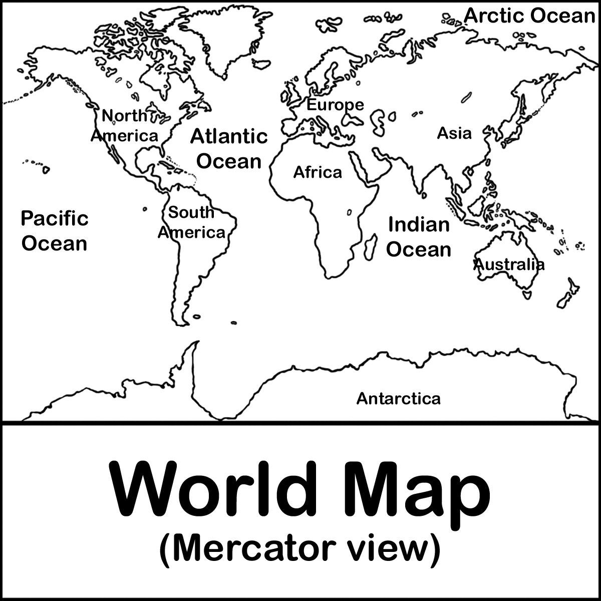 1200x1200 Printable Map Coloring Pages For Teens Antarctica Blank Free