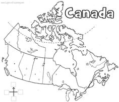 236x203 Printable Outline Maps For Kids Map Of Canada For Kids Printable