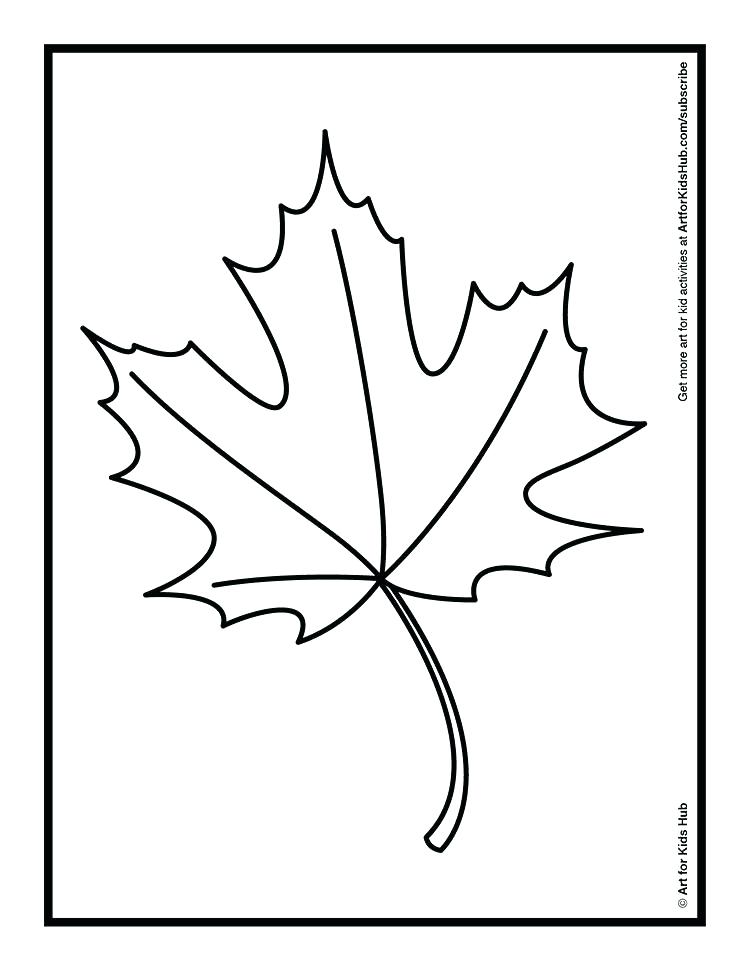 750x971 Fall Leaf Printable Leaves Coloring Pages Maple Leaves Fall Leaf