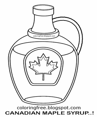 334x400 Maple Syrup Coloring Pages