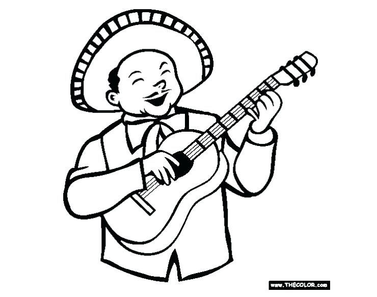 740x584 Cinco De Mayo Coloring Pages Cinco De Mayo Maracas Coloring Pages