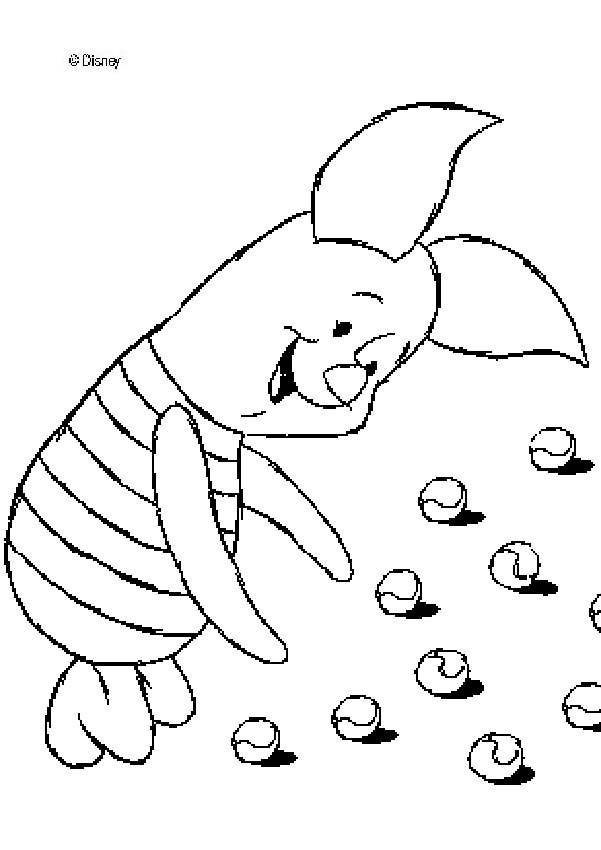 601x850 Marble Coloring Page Piglet Plays Marbles Coloring Pages Hellokids