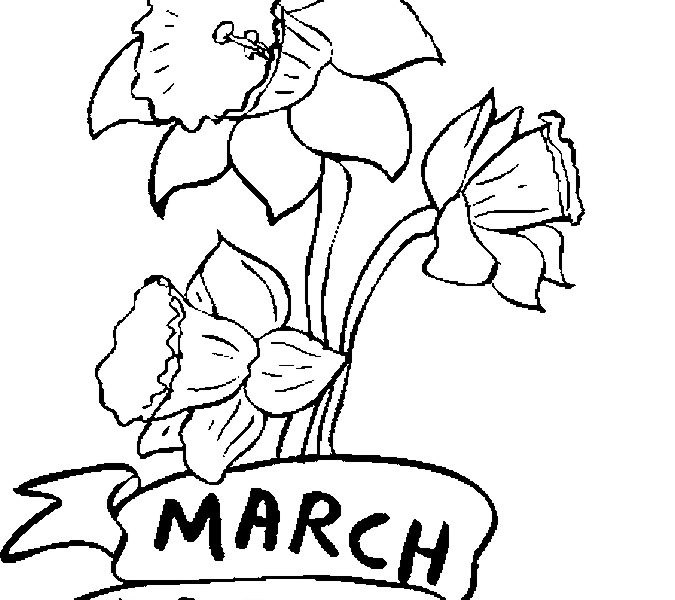 675x600 March Coloring Pages Printable Lion Holding A Calendar March