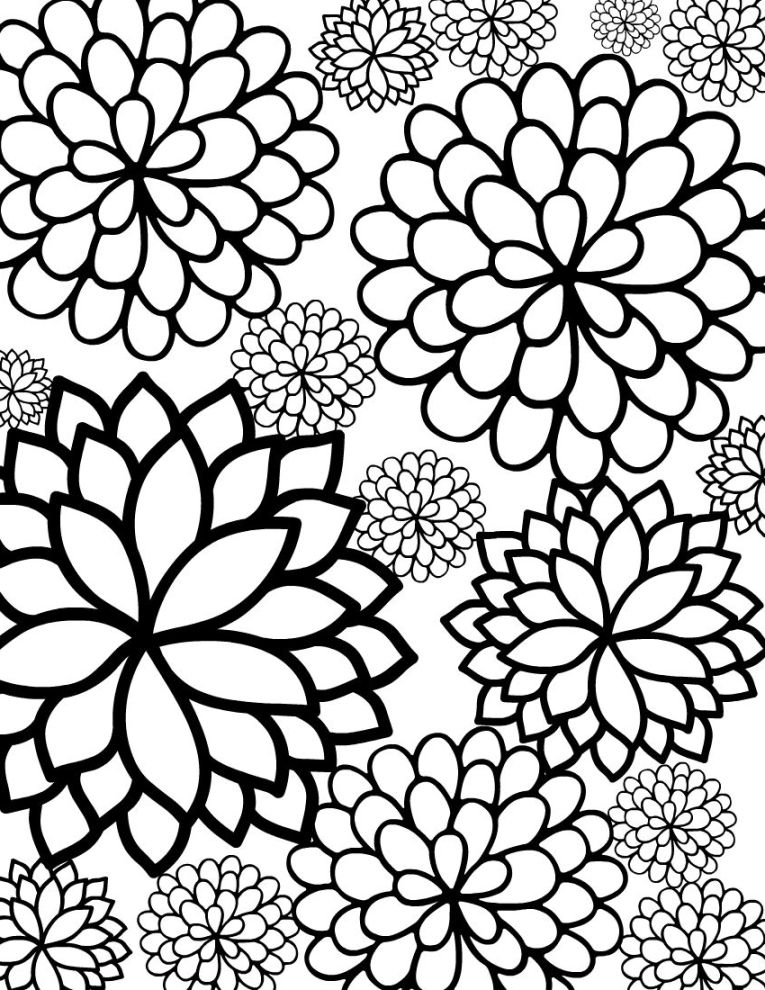 765x990 Pretty Color Pages Coloring Pages