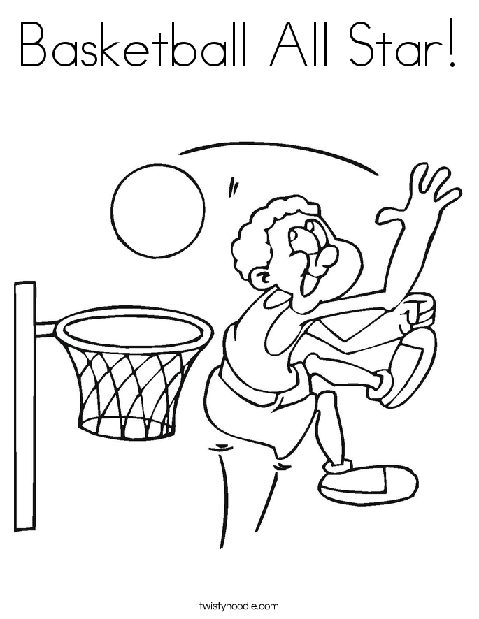 March Madness Coloring Pages
