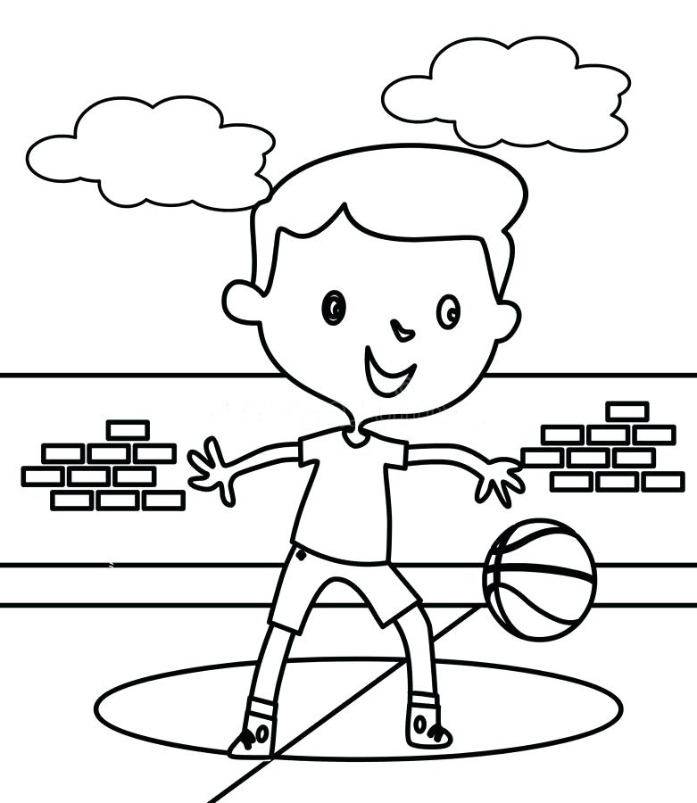 781x900 Basketball Coloring Page March Madness Basketball Coloring Page