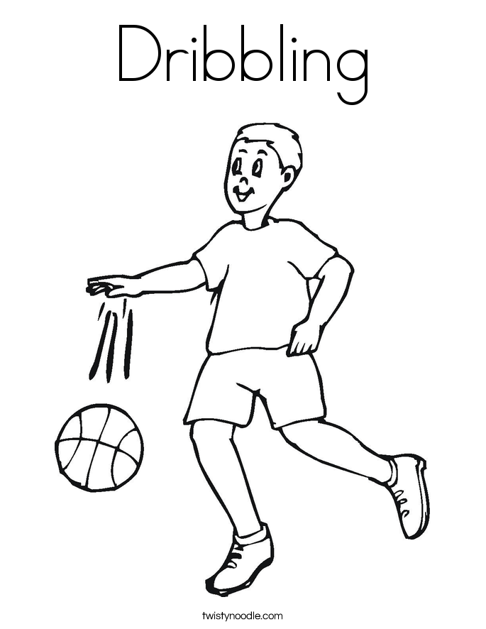 685x886 Basketball Coloring Pages