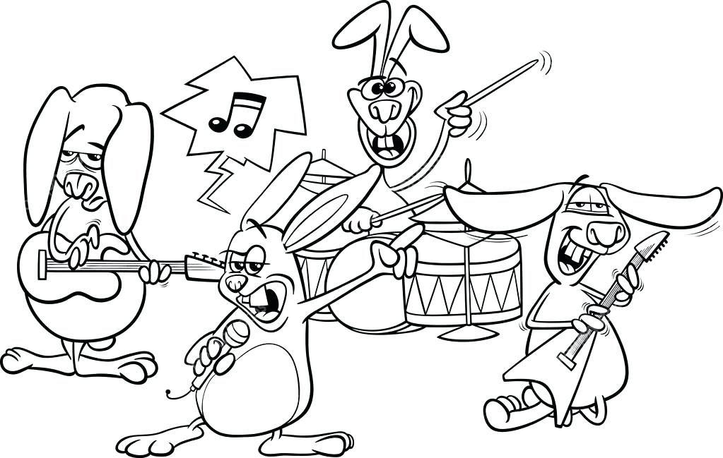 1023x649 Marching Band Coloring Pages Band Coloring Page Marching Band