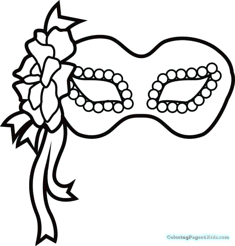 782x820 Mardi Gras Masks Coloring Pages Mask Coloring Pages Perfect Mask