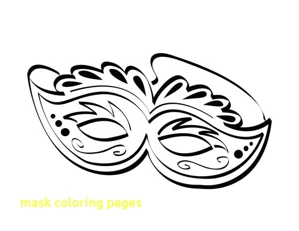 600x463 Mardi Gras Mask Coloring Pages Mask Coloring Pages With Mask