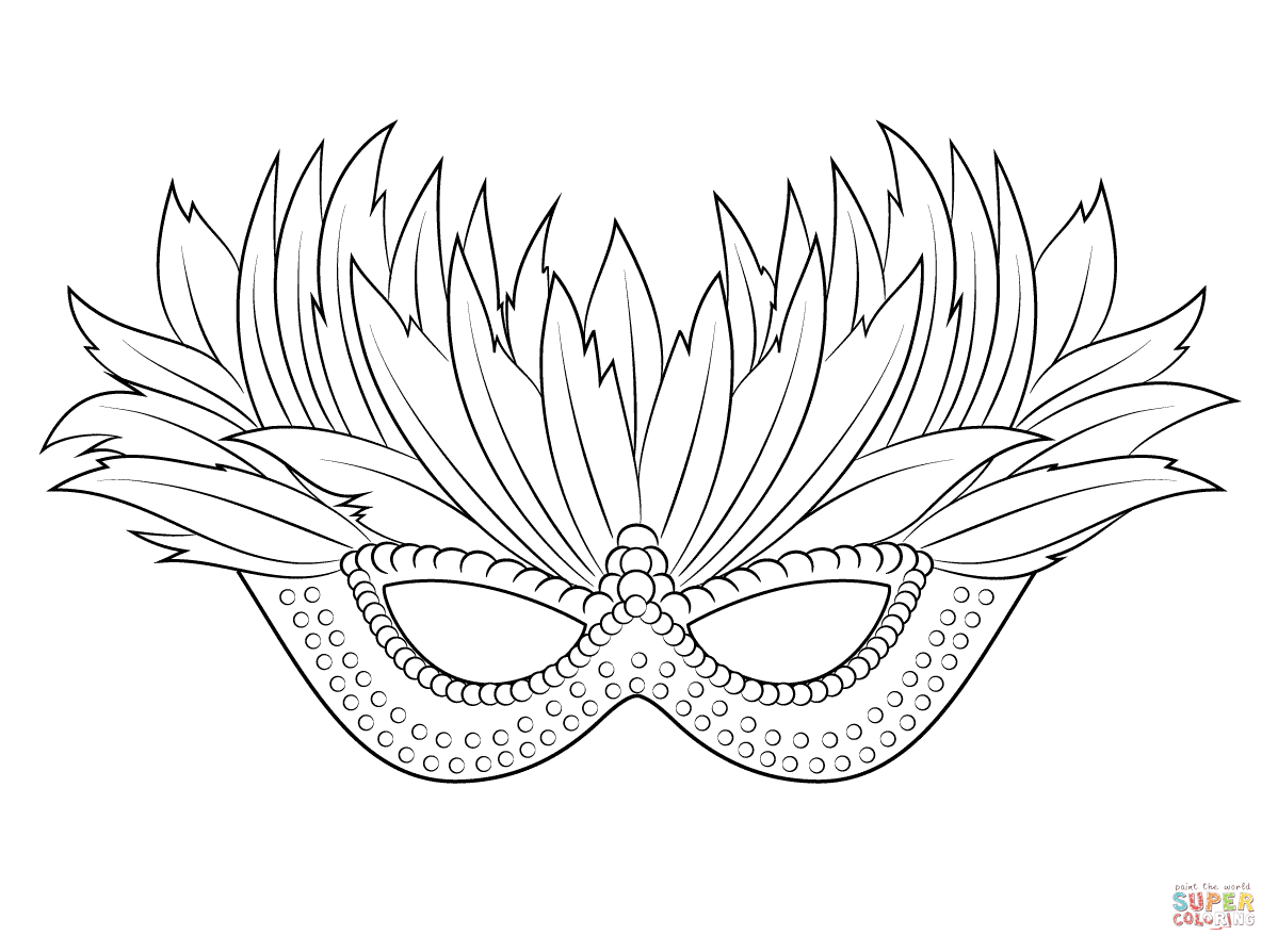 1199x894 Venetian Mardi Gras Mask Coloring Page Free Printable Coloring