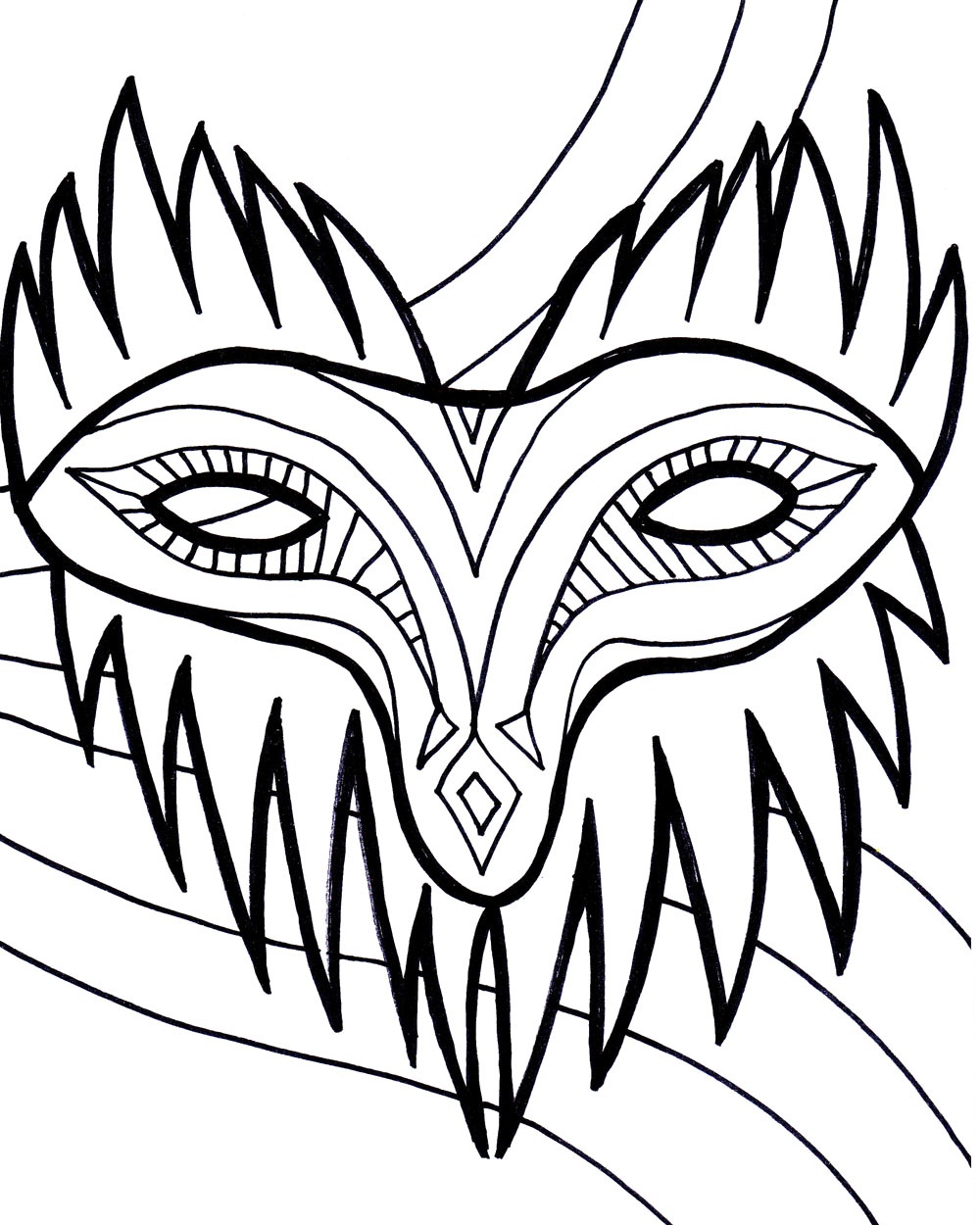 1000x1250 Mardi Gras Masks Coloring Pages Ebestbuyvn.co