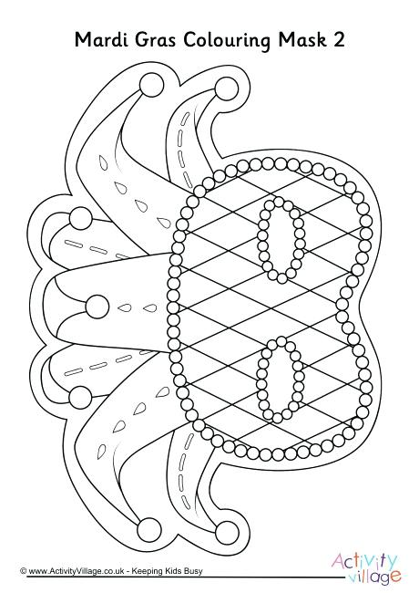 460x650 Mardi Gras Masks Coloring Pages Free Printable Mask Color Sheets