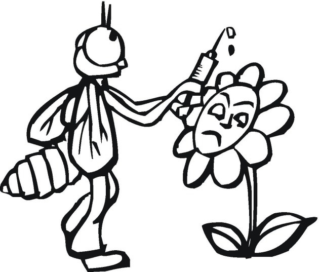 630x537 Funny Bee Coloring Pages ~ Best Ideas For Printable And Coloring Pages