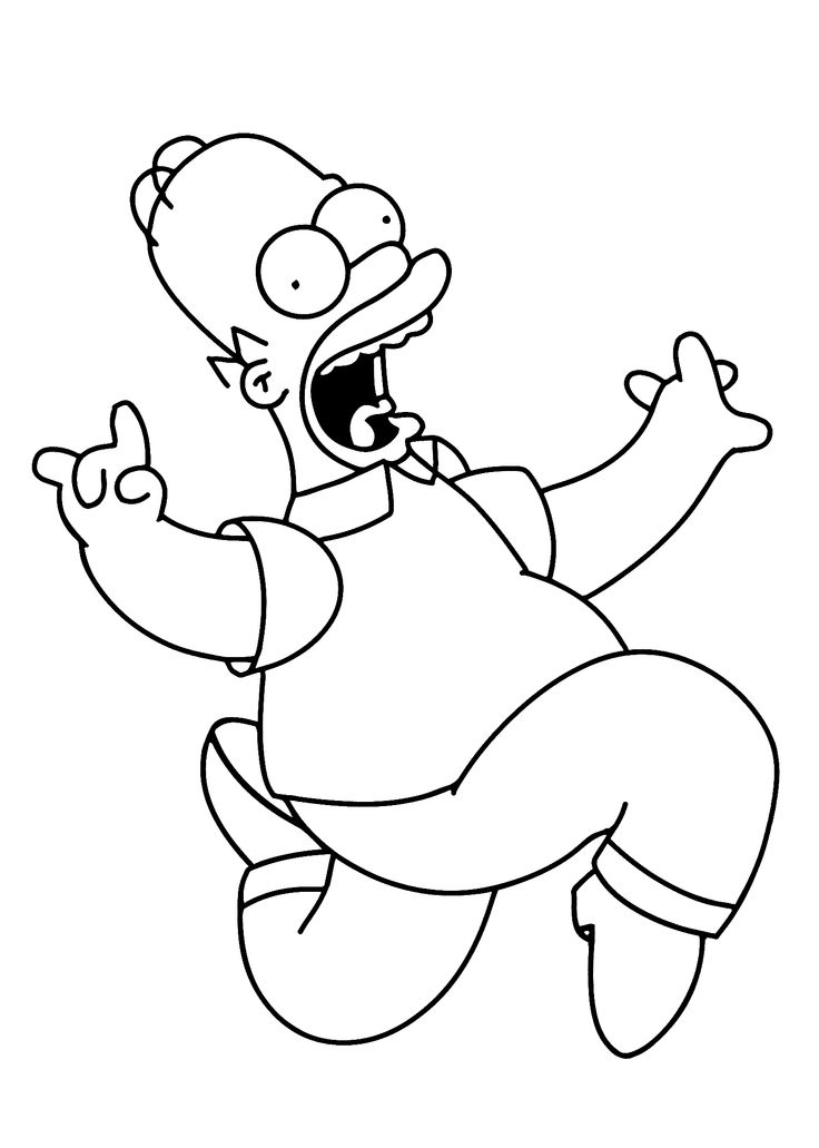 Marge Simpson Coloring Pages