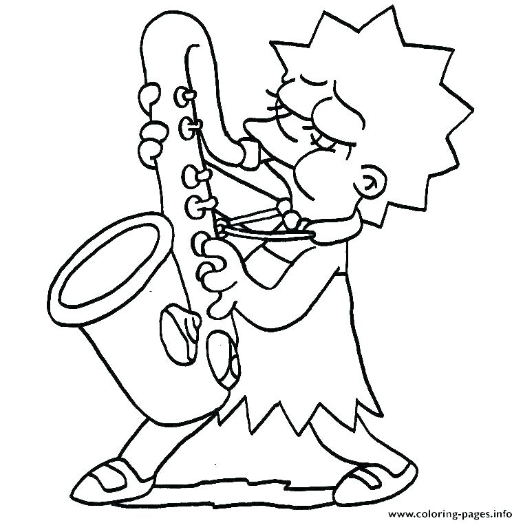 760x760 Simpsons Coloring Pages Coloring Pages Free Free Simpsons