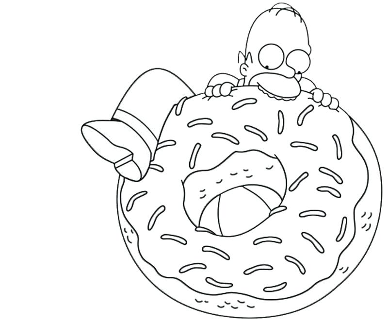 800x667 Simpsons Coloring Pages Homer And Marge Coloring Pages A Coloring
