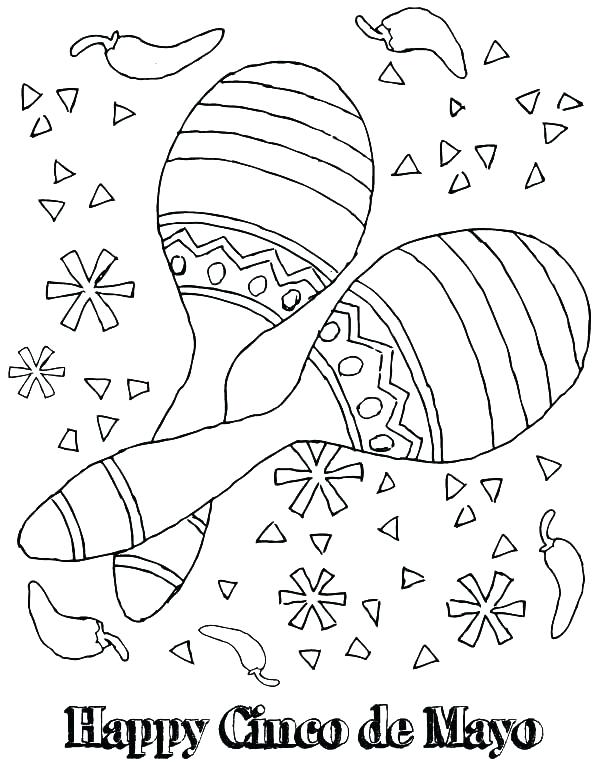 600x776 Mariachi Band In Mayo Coloring Pages Get This Free Cinco De