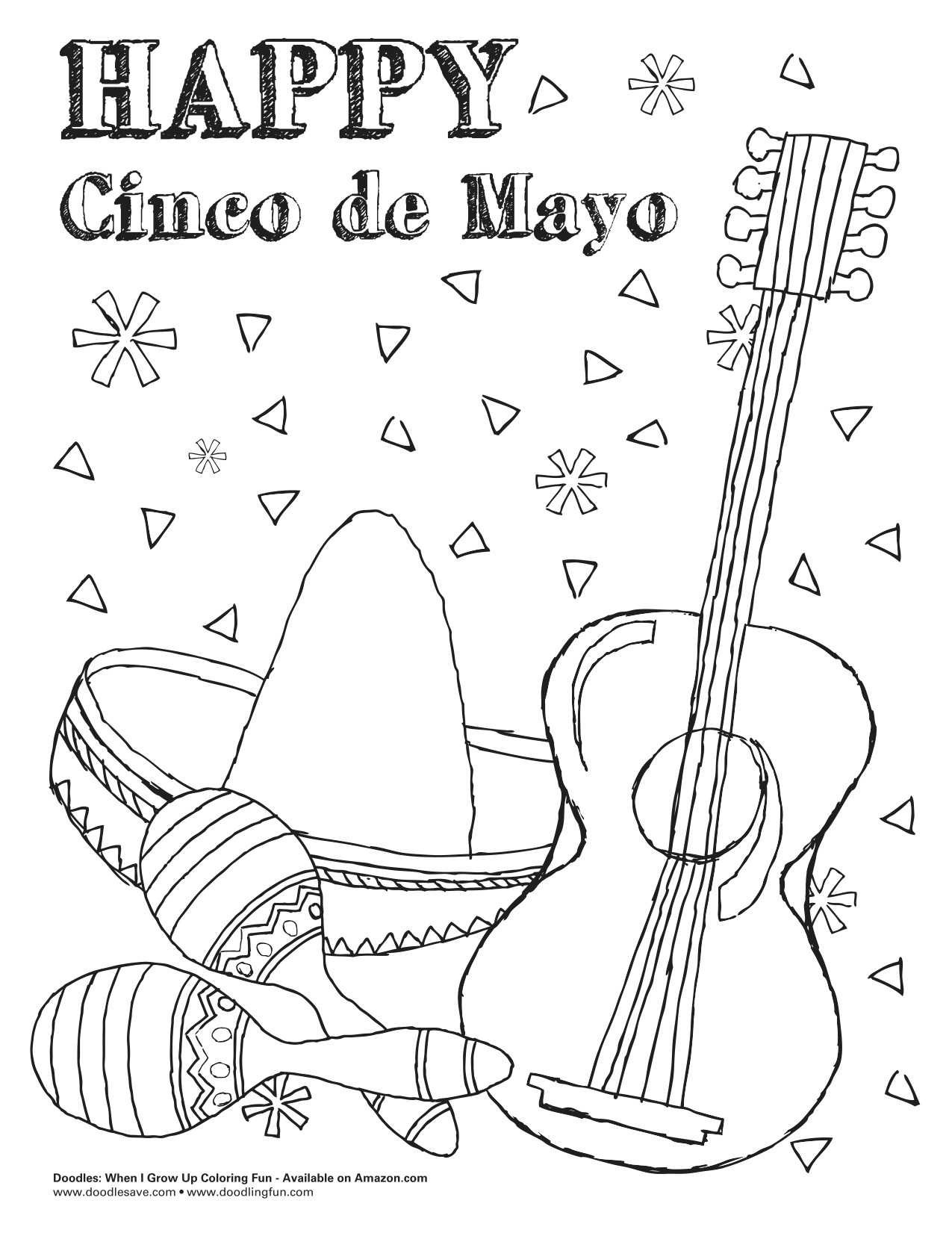 1275x1651 New Mariachi Baby Boy Playing The Maracas Coloring Page Royalty