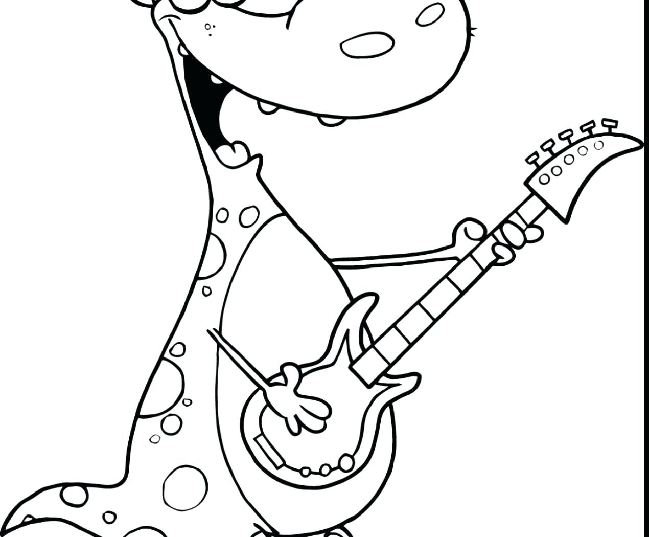 1270x1050 Coloring Pages For Kids Free Man Guitar Vector Illustration Stock