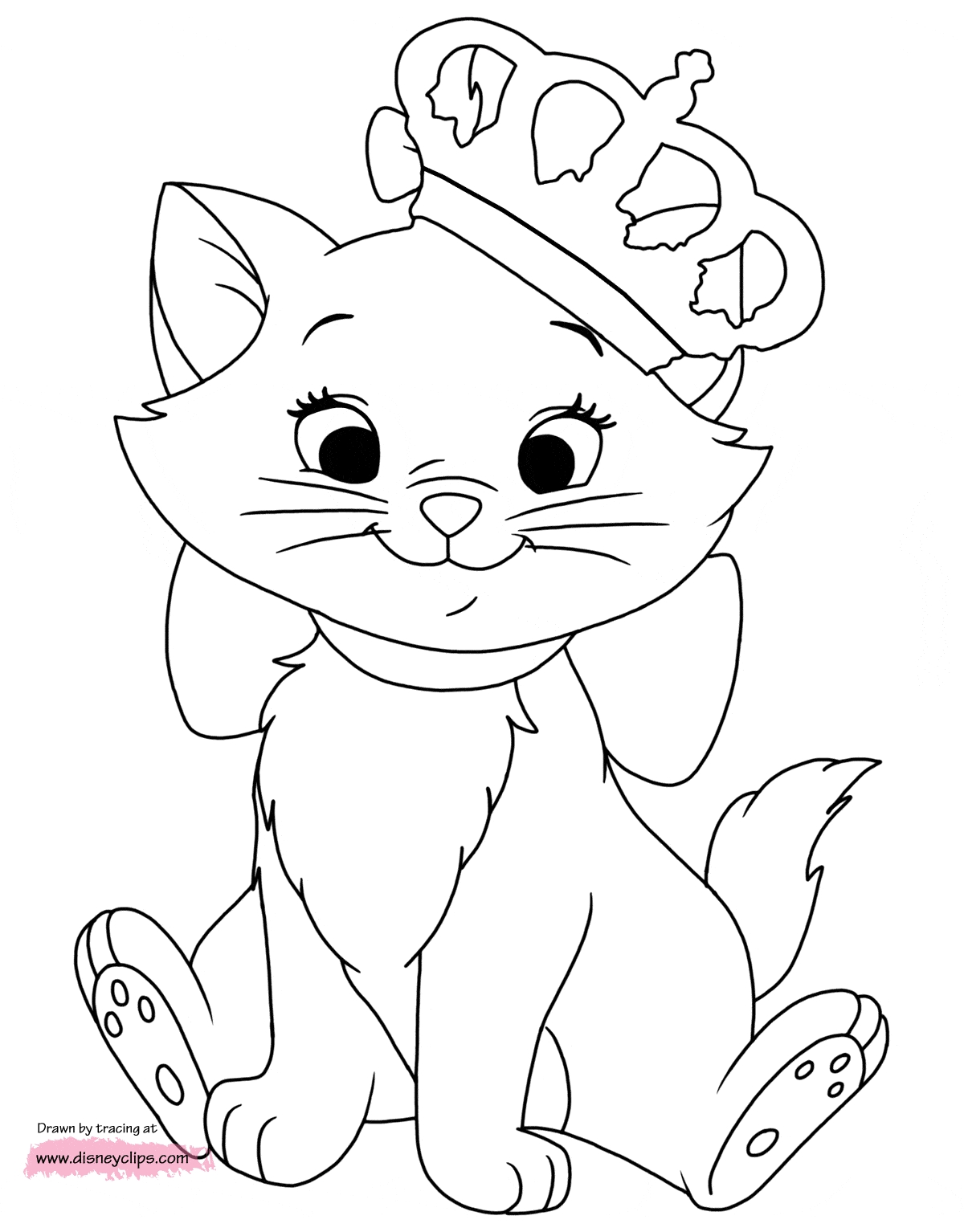 Marie Aristocats Coloring Pages