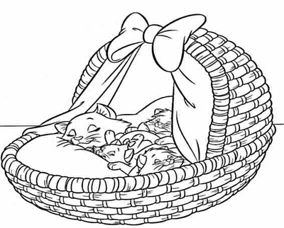 400x322 Sketches Of Disney Aristocats Coloring Pages
