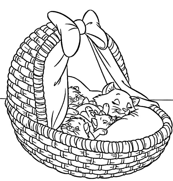 600x629 Aristocats Coloring Pages 4