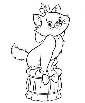 331x400 Disney Aristocat Coloring Pictures162 Marie Aristocats Disney