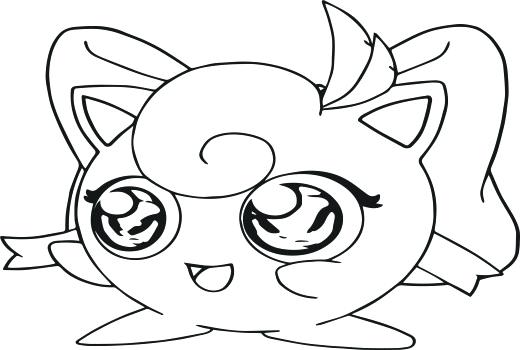520x350 Beautiful Pokemon Coloring Pages Jigglypuff Beautiful Asziinfo