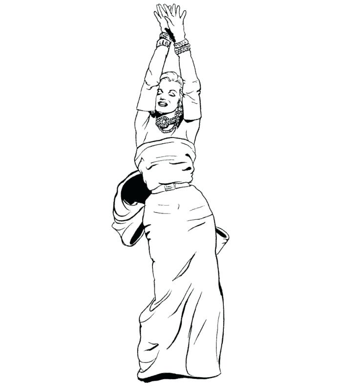 700x800 Marilyn Monroe Coloring Pages Colouring Pages Coloring Pages