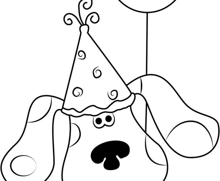 728x600 Marvelous Decoration Blues Clues Coloring Pages Cool Marilyn