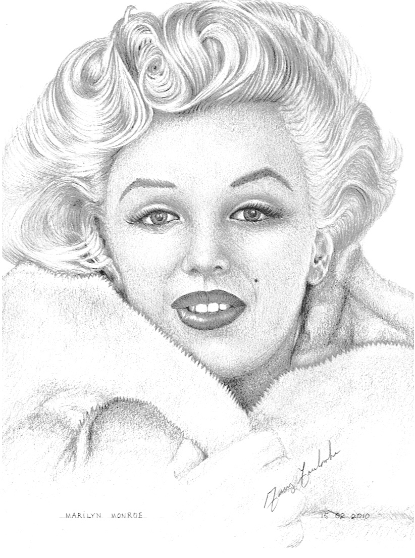 Marilyn Monroe Coloring Pages