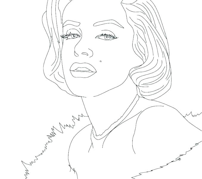 678x600 Marilyn Monroe Coloring Pages Coloring Pages Pictures Preschool