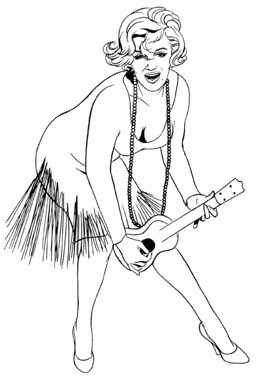 538x780 Marilyn Monroe Coloring Pages Gallery Art Dessins Marilyn Par