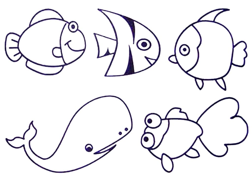 1024x748 Coloring Pages Of Ocean Animals Coloring Pages Of Sea Animals