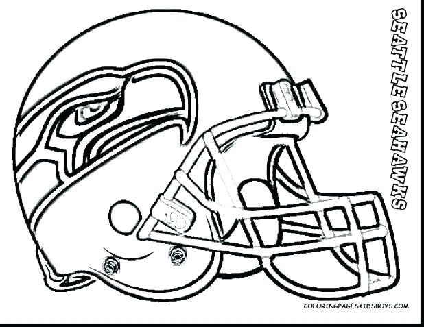 618x477 Seattle Seahawks Coloring Page