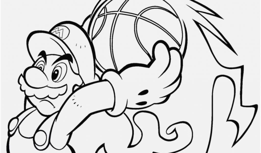 1024x600 3d Coloring Pages Concept Mario 3d World Coloring Pages