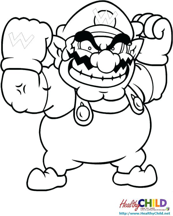 600x750 Super Mario Pictures To Color